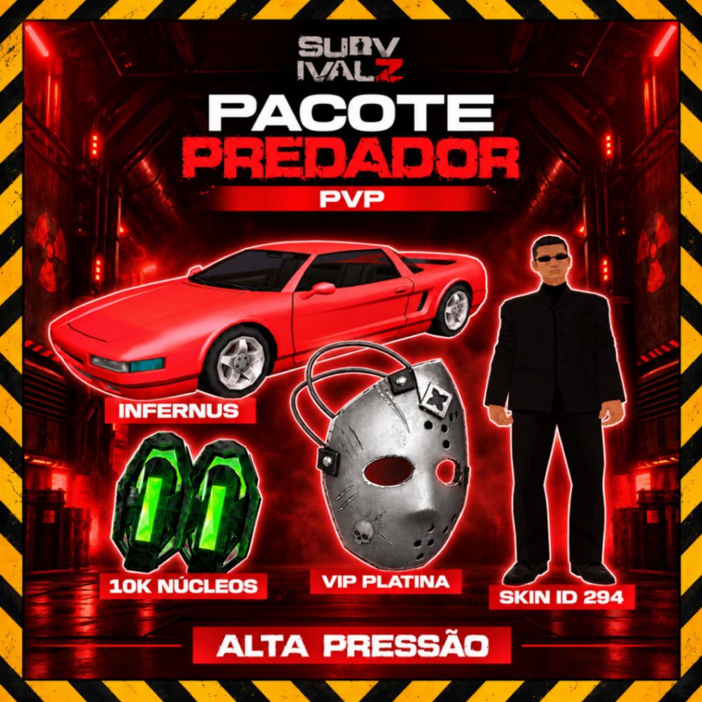 Pacote Predador (5 unidades)