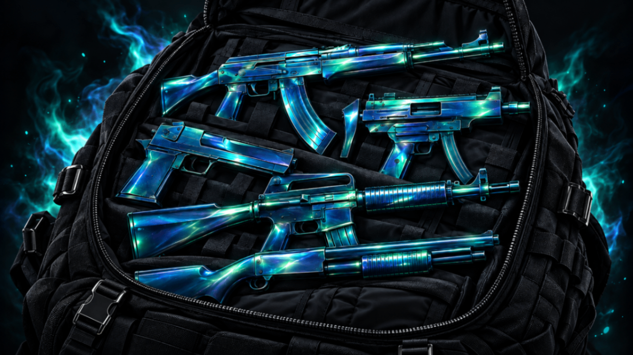 KIT de Armas Alexandrita 1000 balas (Novidade!)