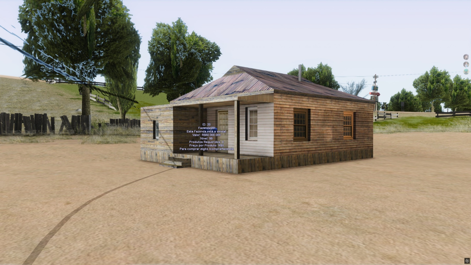Fazenda aleatória (distante)